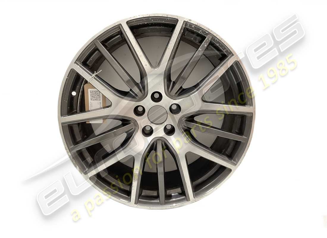 RUEDA DE ALEACIÓN ANTEO GRIS DELANTERA DE Maserati PULGADAS USADA. NÚMERO DE PIEZA 980161418 (1)