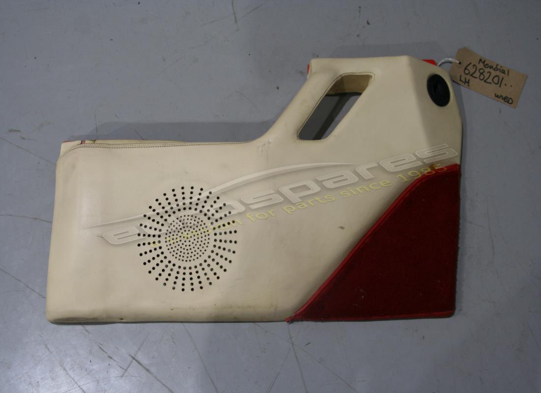 PANEL FRONTAL Ferrari USADO CON COBERTURA PARA PUERTA IZQUIERDA. NÚMERO DE PIEZA 628201.. (1)