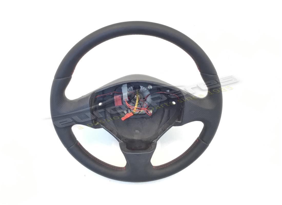 nuevo volante ferrari en negro con costuras rojas. número de parte 157313a (1)