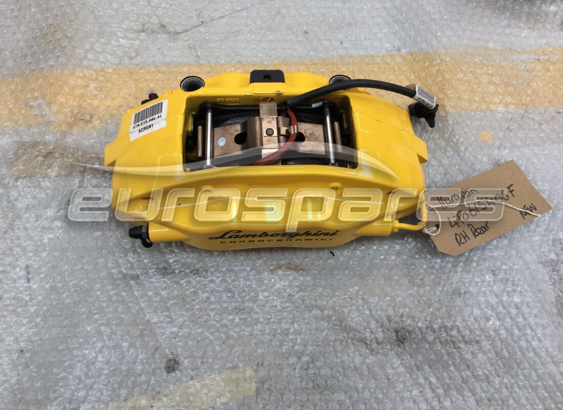 nuevo lamborghini pinza deslizante ccb amarillo. número de parte 4t0615406f (1)