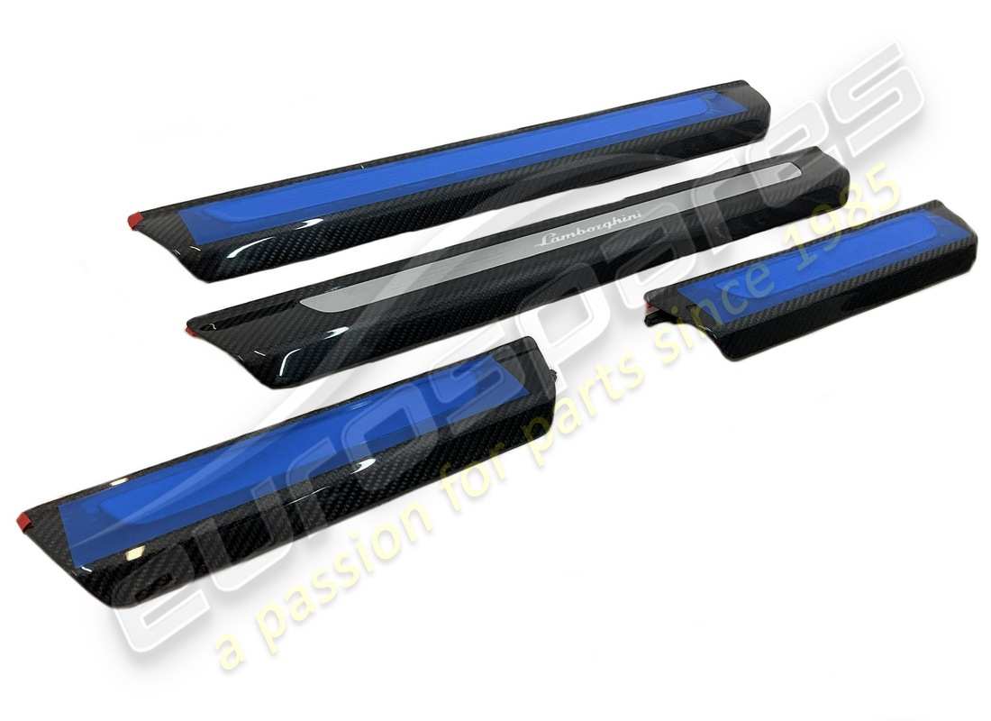 nuevo lamborghini kit placa de protección urus cfk retroiluminada. número de pieza 4ml069641b (2)
