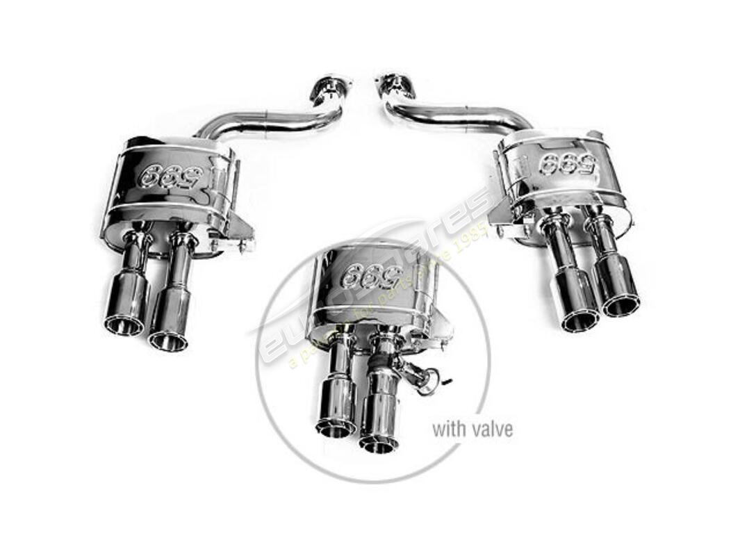 nuevo tubi 599 kit de silenciadores más fuertes gtb con válvula y mini hélice. número de pieza tsfe599c06843ar (1)