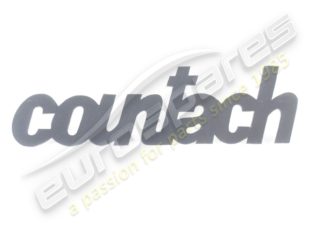 nuevo lamborghini countach plato mate negro. número de parte 006111345 (1)