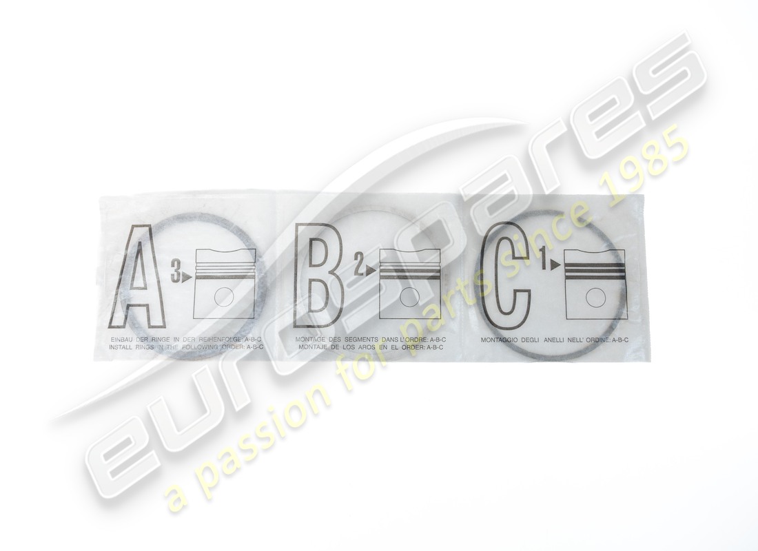 nuevo juego de anillos de pistón porsche 1. número de pieza 99610307300 (1)