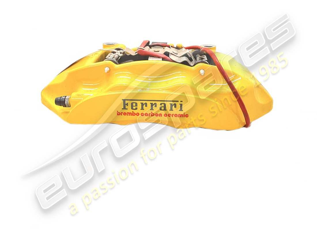 PINZA TRASERA DERECHA Ferrari USADA CON PASTILLAS. NÚMERO DE PARTE 336053 (1)