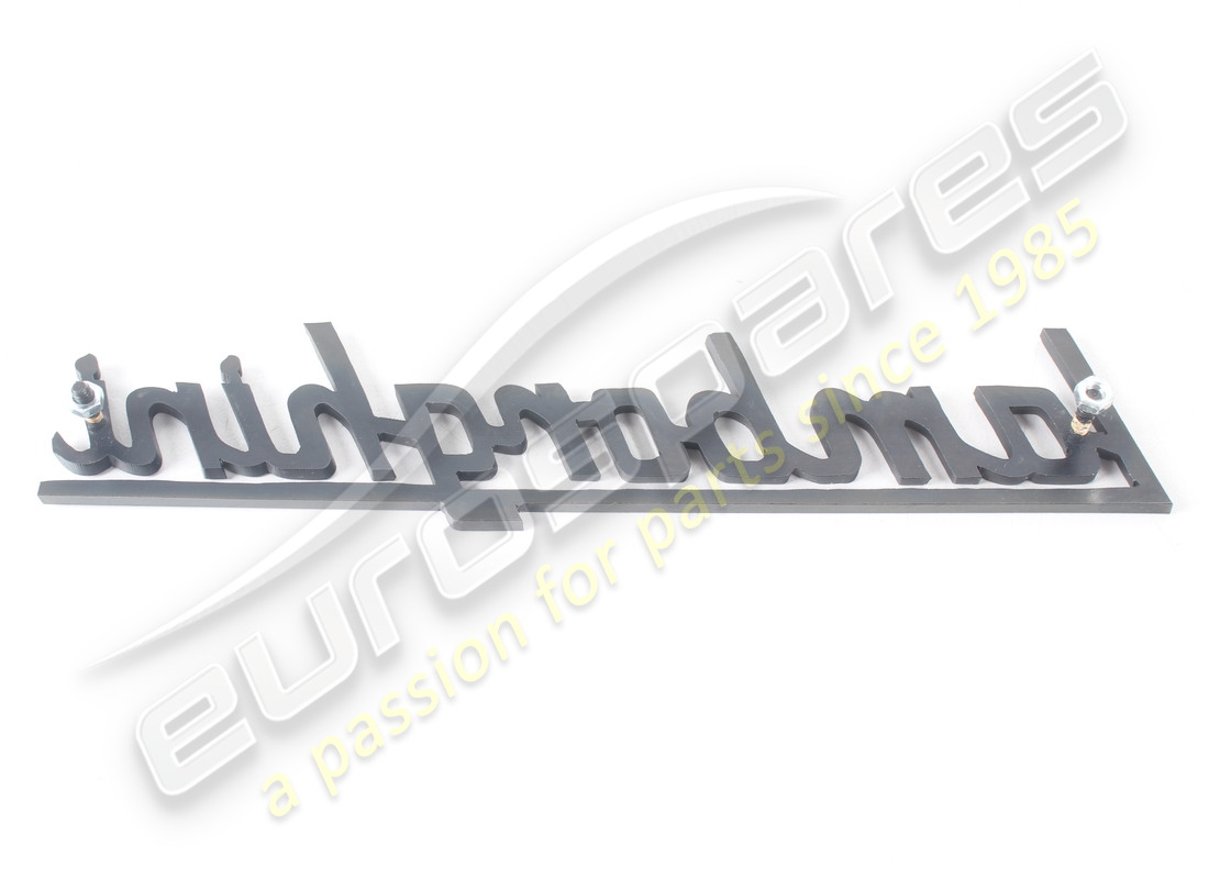 nueva insignia de lamborghini letras (negro). número de parte 006106554a (2)