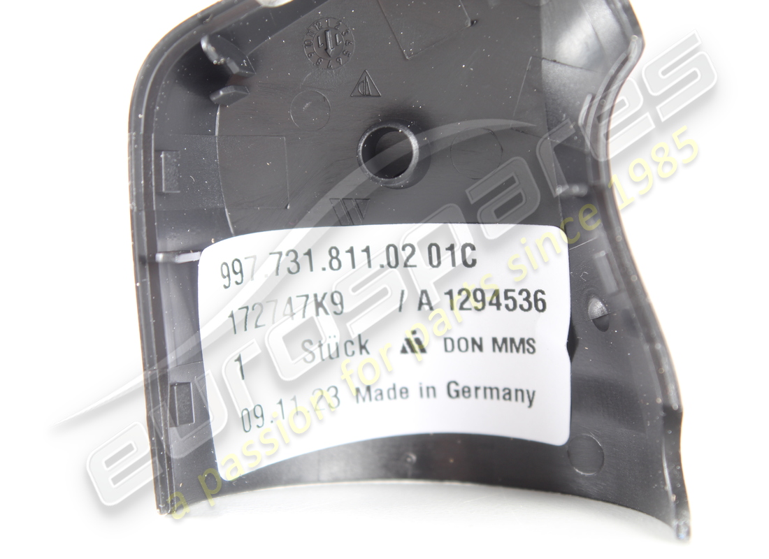 nueva cubierta porsche negro satinado. número de pieza 9977318110201c (3)