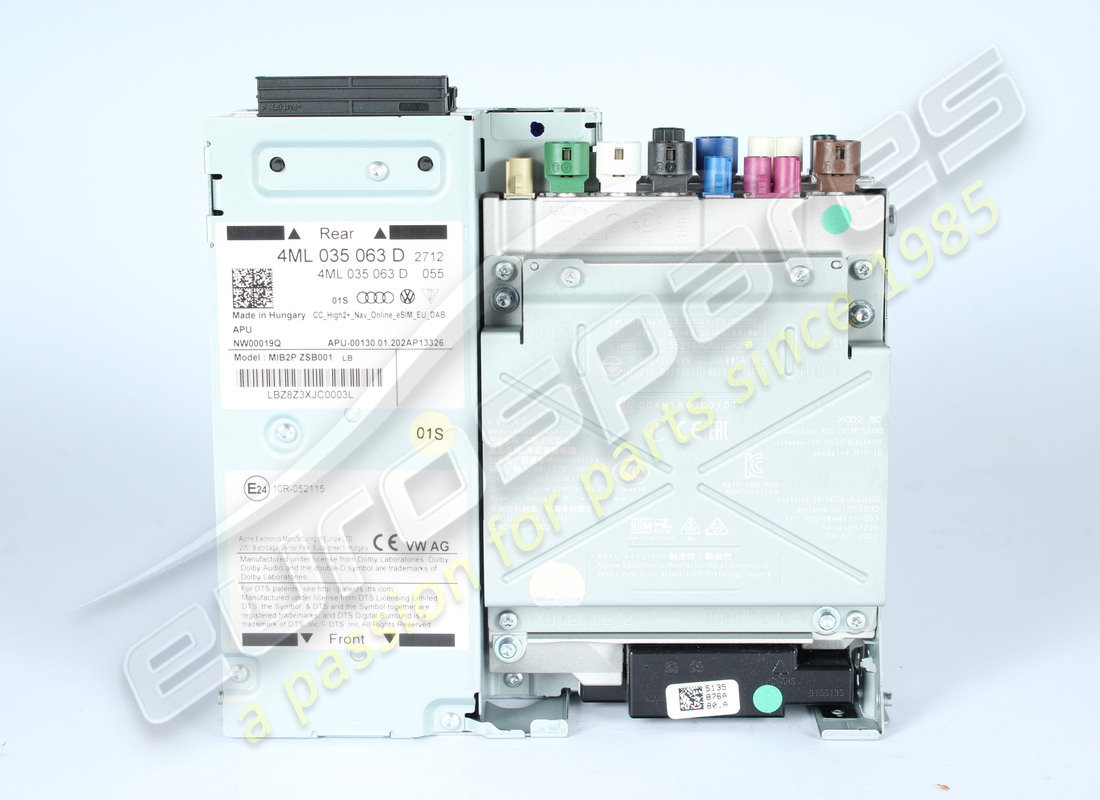 UNIDAD DE CONTROL USADA Lamborghini PARA SISTEMA MULTIMEDIA. NÚMERO DE PIEZA 4ML035063D (1)
