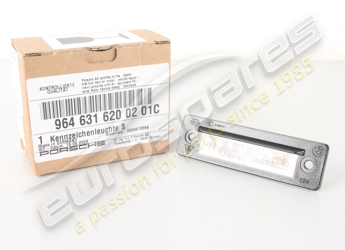 luz de matrícula nueva porsche. número de pieza 9646316200201c (1)