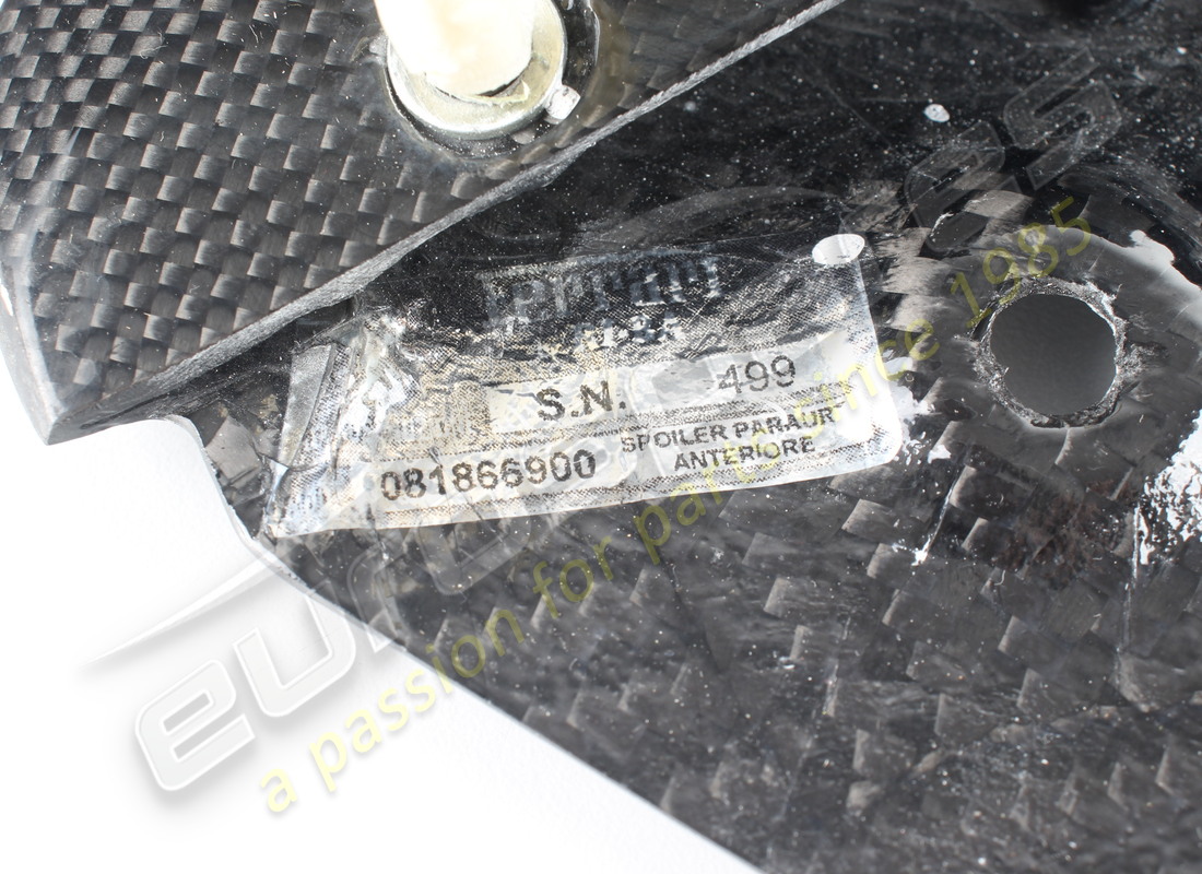 nuevo alerón delantero de fibra de carbono ferrari. número de pieza 81866900 (4)