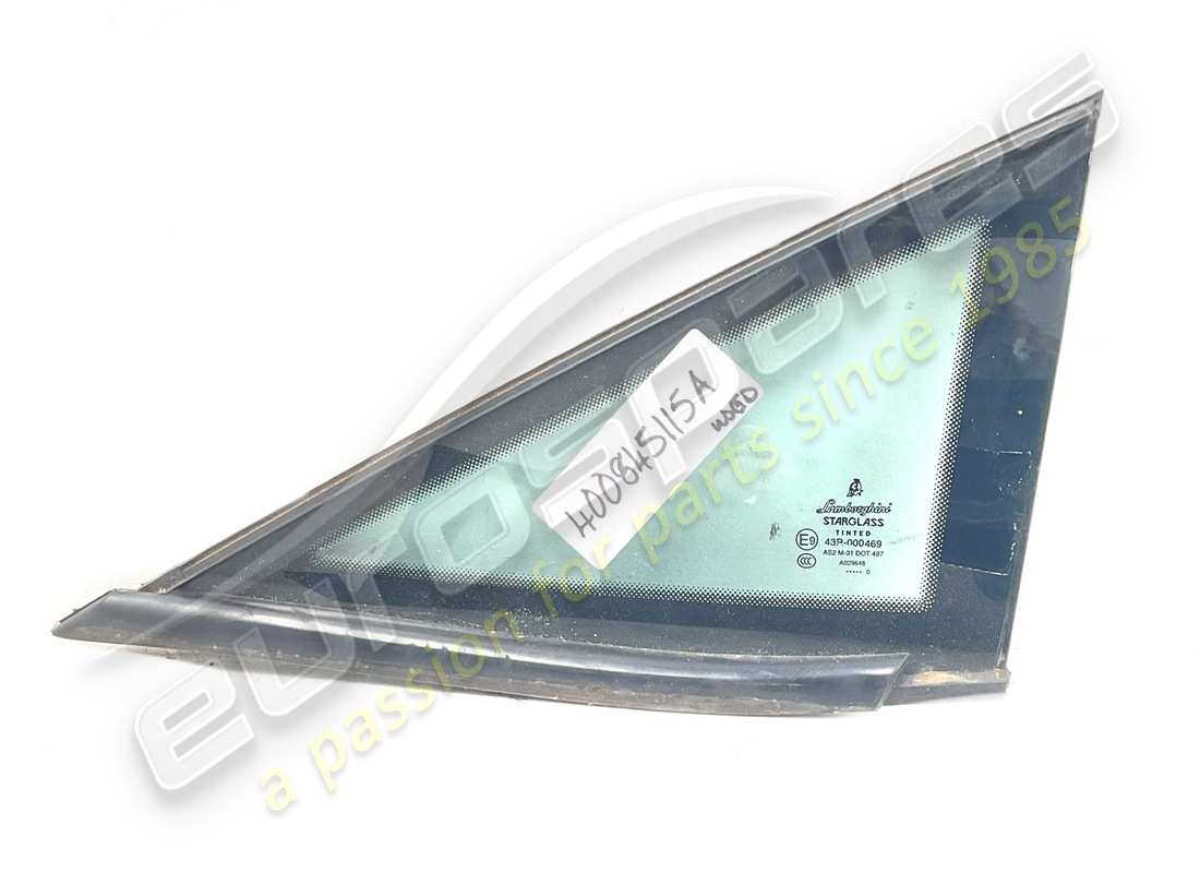 VENTANA TRIÁNGULO Lamborghini UTILIZADA. NÚMERO DE PARTE 400845115A (1)