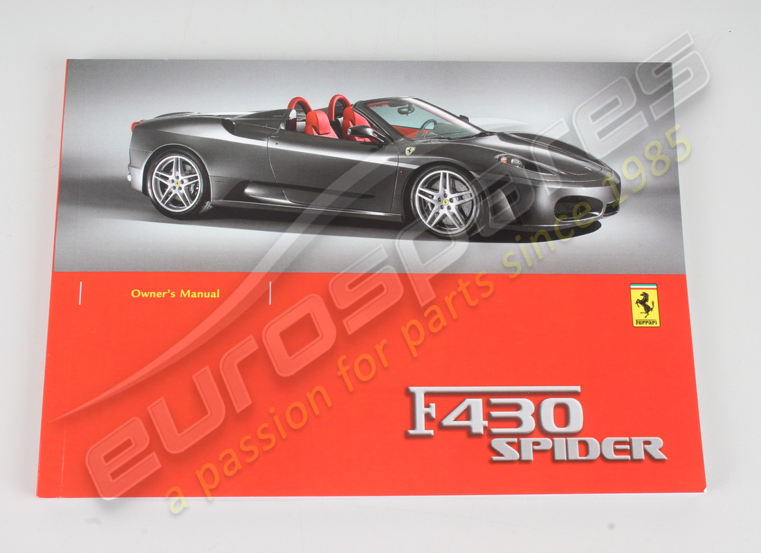 nuevo manual ferrari. número de pieza 69192400 (2)