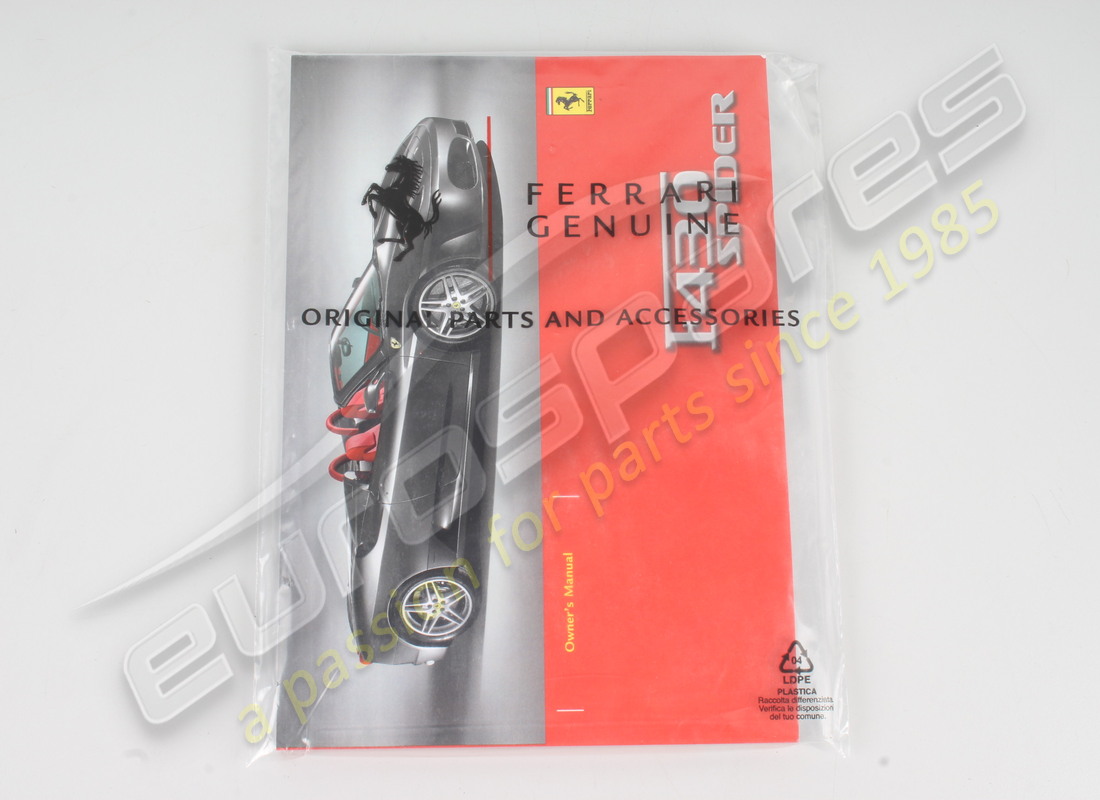 nuevo manual ferrari. número de pieza 69192400 (1)