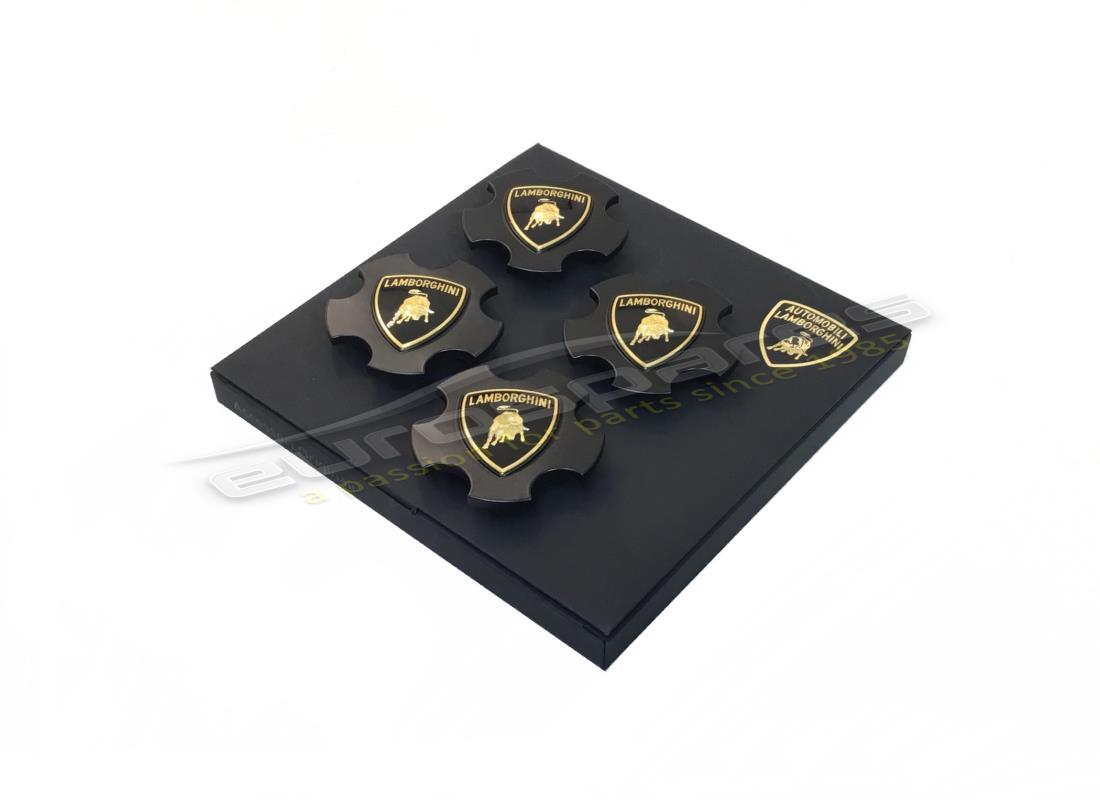 nuevo lamborghini kit 4 callisto mat logo negro. número de pieza 0r1400124 (1)