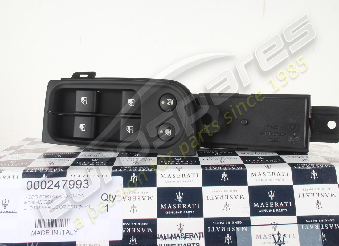 nueva ecu de puerta del conductor izquierda (npg) maserati. número de pieza 247993 (5)