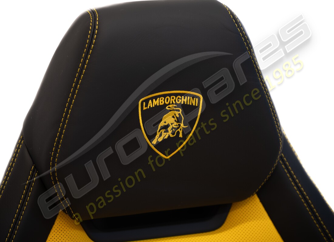 nuevo lamborghini urus asiento rhd rh (negro/amarillo). número de pieza 4ml881032c (5)