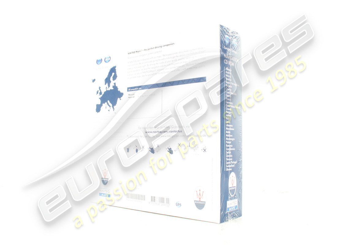 nuevo mapa de navegación maserati 2014 - europa v. número de pieza 940000376 (2)