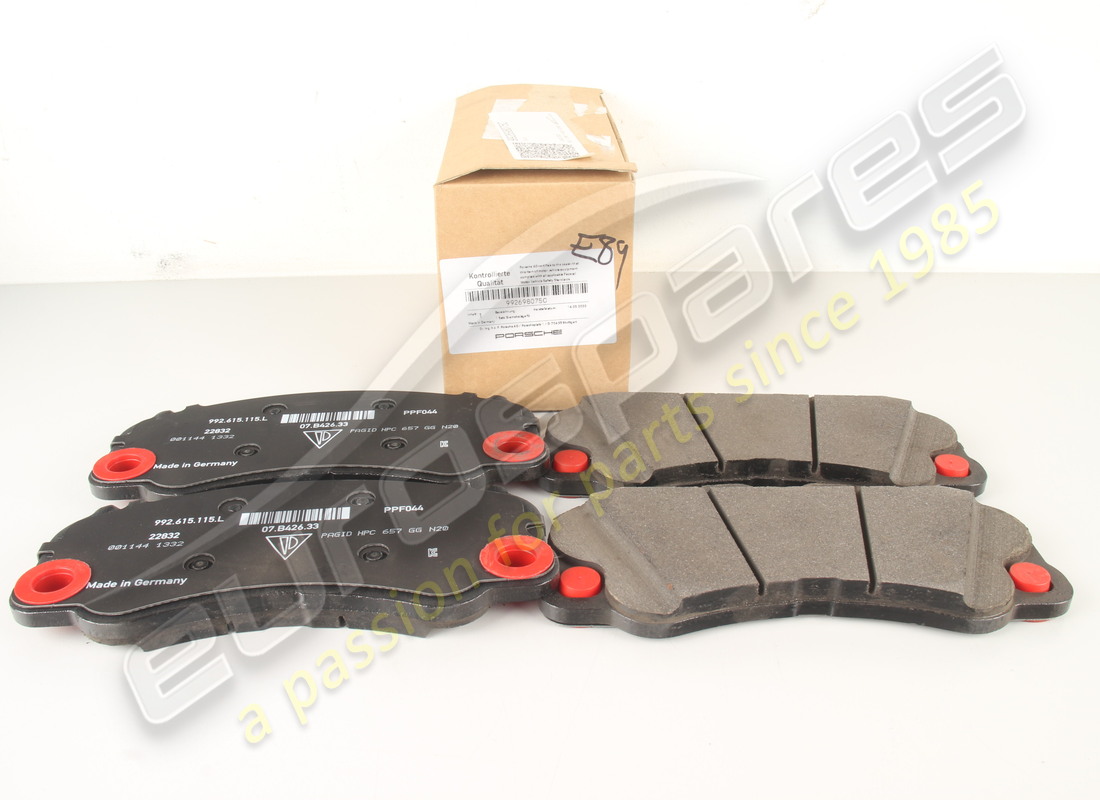 new porsche 1 set of brake pads for disc. part number 992698075c (1)