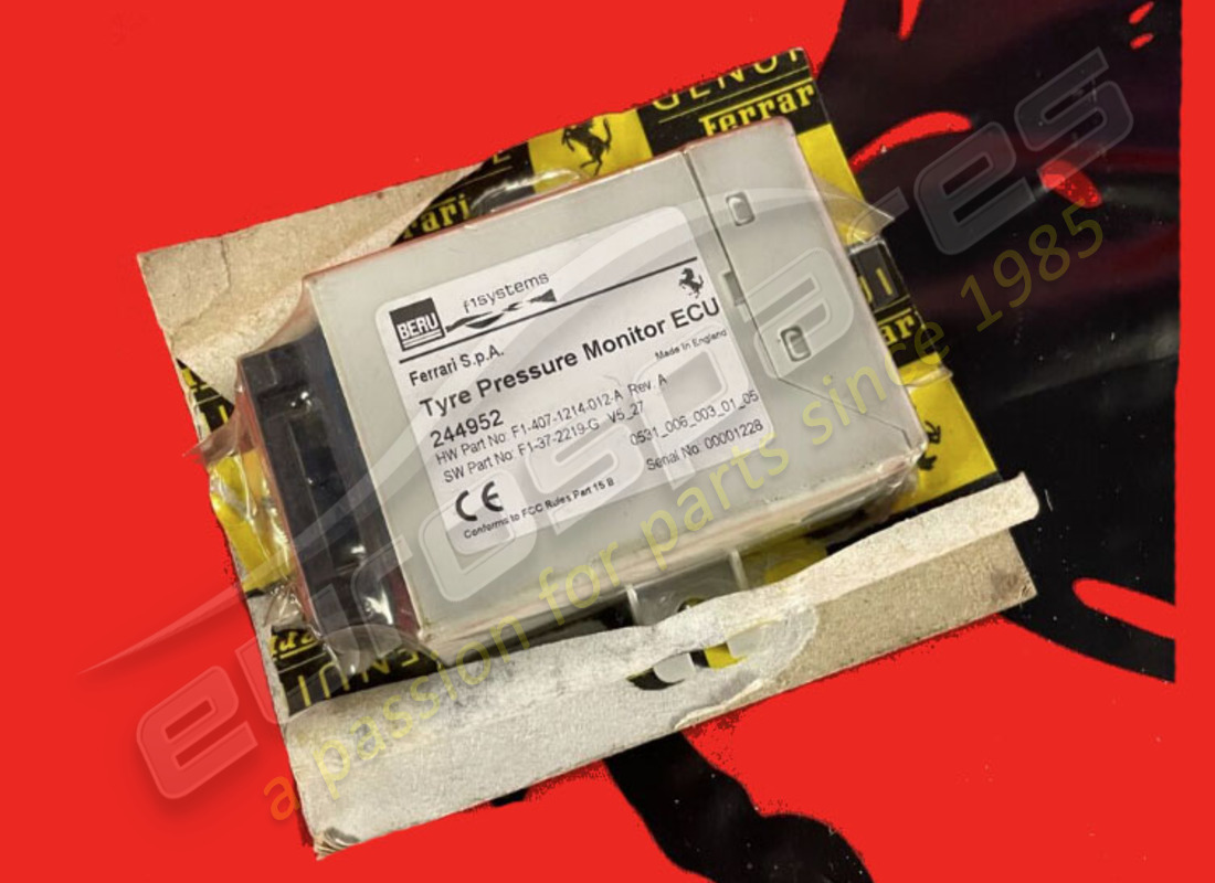 nuevo ferrari control de presión de neumáticos estati. número de pieza 244952 (1)