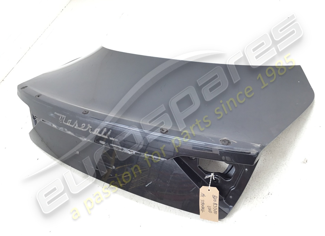 UTILIZADO Maserati COFANO POSTERIORE PREDISPOSTO DI FORI PER SPOILER REMOVIBILE . NÚMERO DE PARTE 82083300 (1)