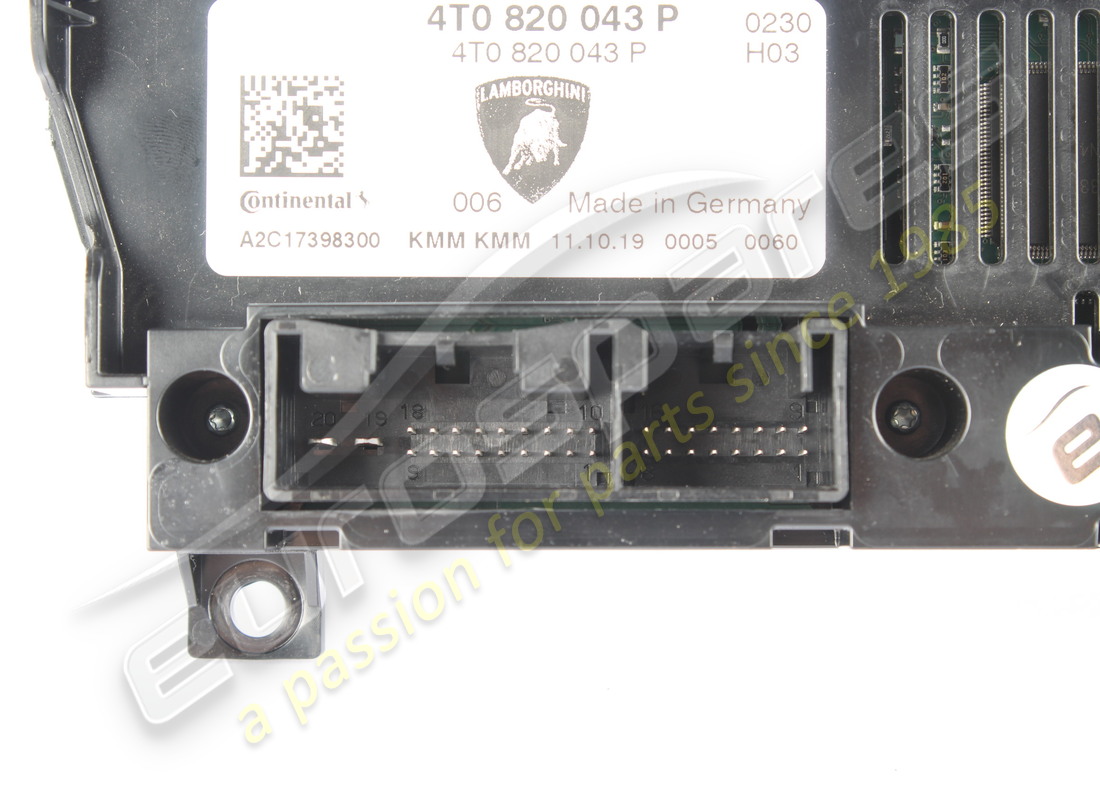 usado lamborghini control de a/c. número de parte 4t0820043p (3)