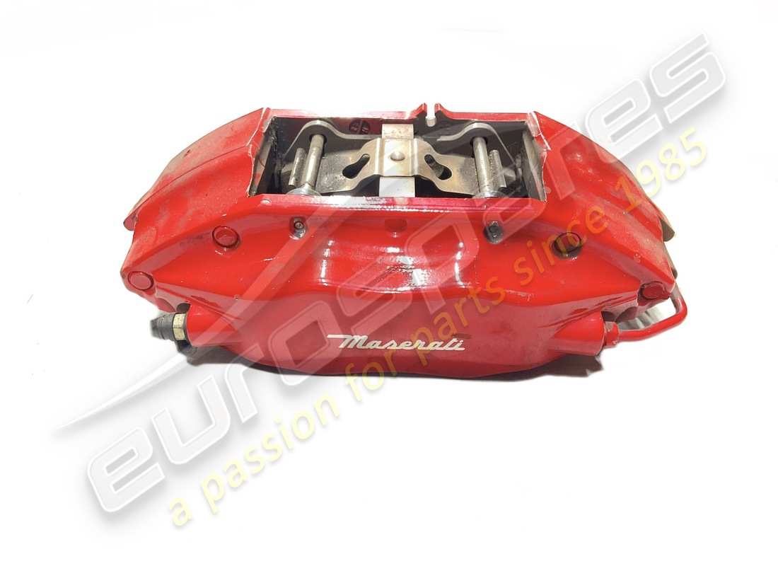 PINZAS DE FRENO DELANTERAS DERECHAS USADAS Maserati ROJAS. NÚMERO DE PIEZA 200048 (1)