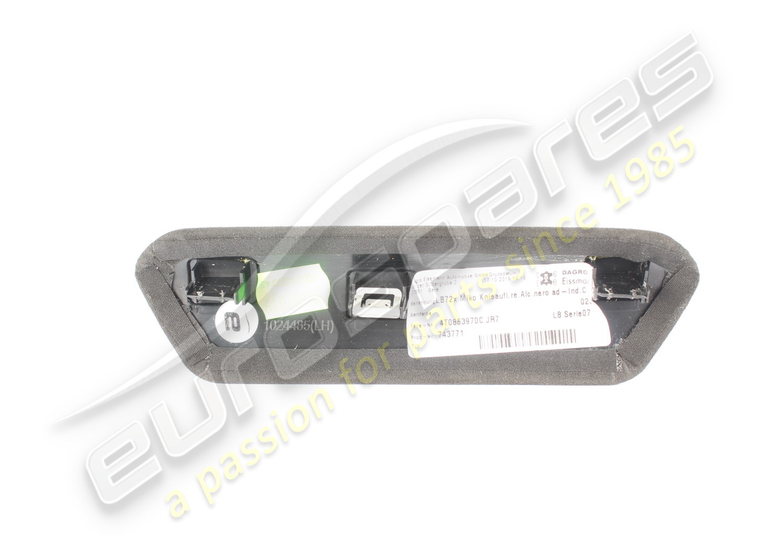usado lamborghini insertar pieza kniepad. número de pieza 4t0863970c (2)