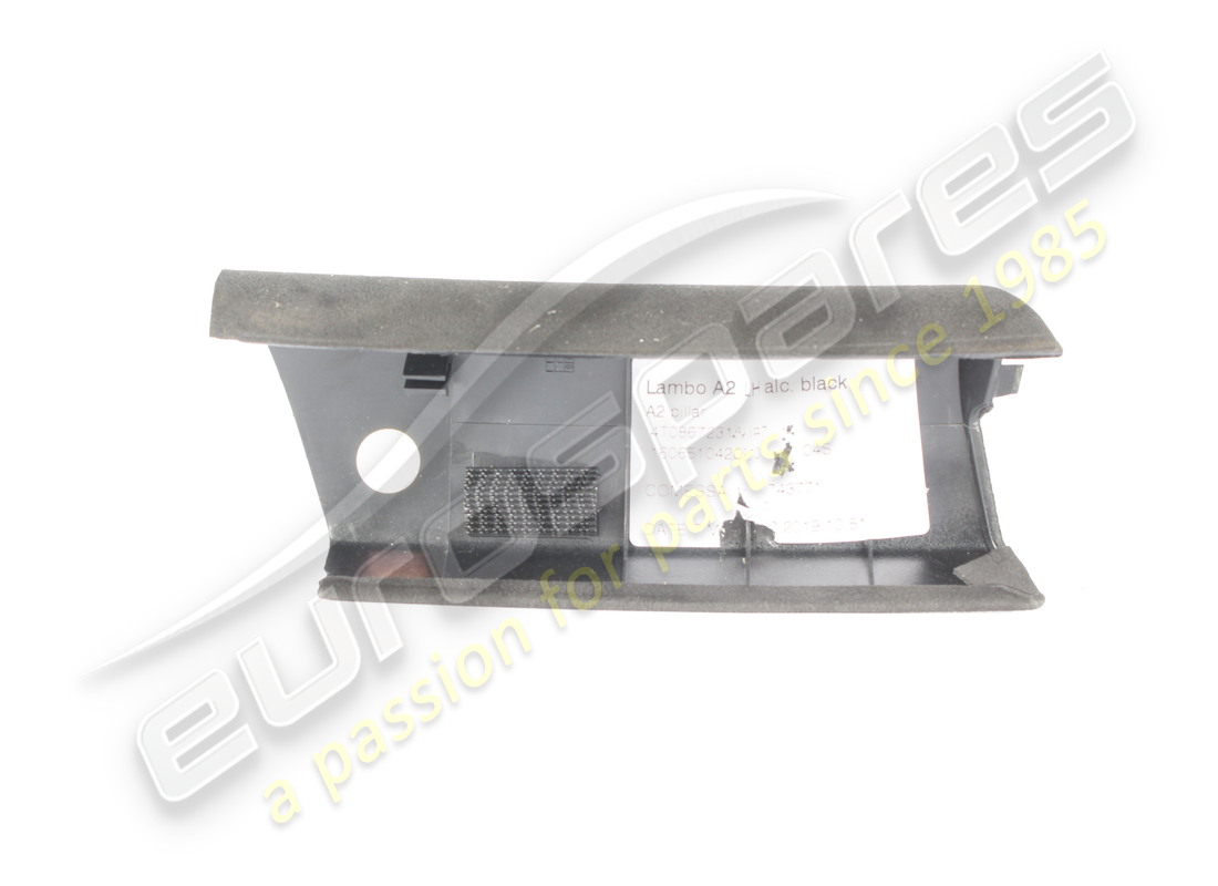 panel de acabado lamborghini usado, pilar izquierdo, alcantara negro. número de parte 4t0867231ajr7 (2)