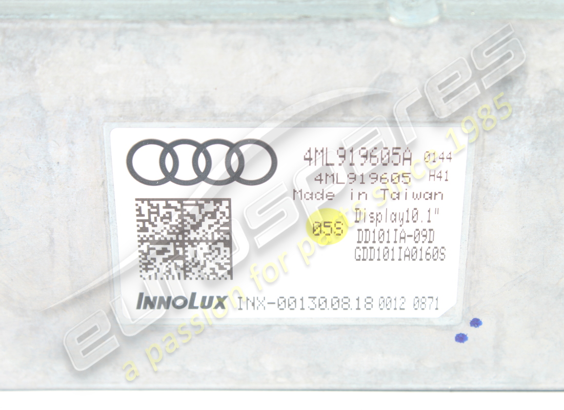 PANTALLA VISUAL LAMBORGHINI USADA. NÚMERO DE PARTE 4ML919605A (3) pantalla visual lamborghini usada. número de parte 4ml919605a (3)