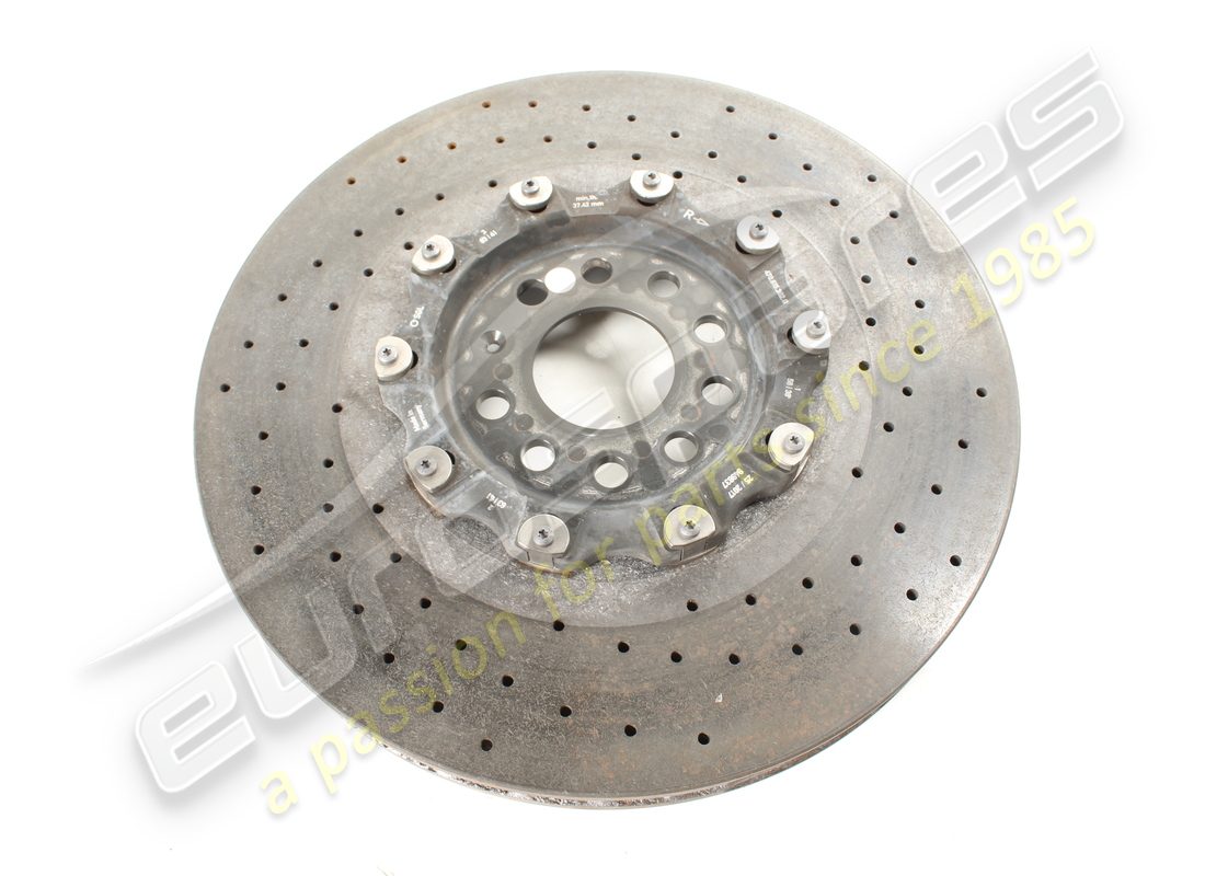 usado lamborghini disco de freno cerámico delantero derecho (ventilado) número de pieza 470615302g