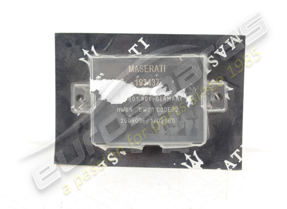 nueva ecu del sensor de estacionamiento maserati. número de parte 193437 (1)