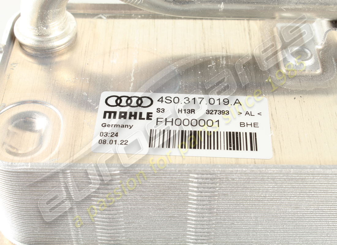 NUEVO INTERCAMBIADOR DE ACEITE/AGUA LAMBORGHINI. NÚMERO DE PIEZA 4S0317019A (3) nuevo intercambiador de aceite/agua lamborghini. número de pieza 4s0317019a (3)