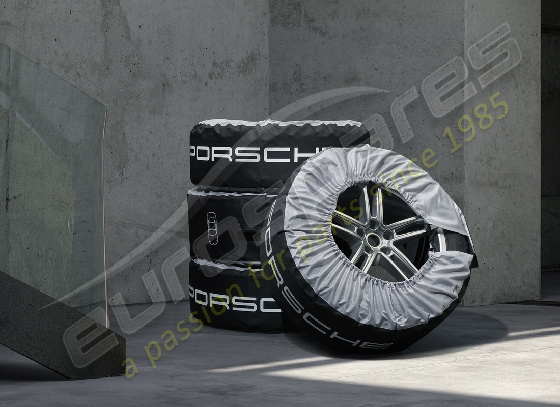 nuevas bolsas para transporte de neumáticos porsche. número de pieza pcg04462100 (1)