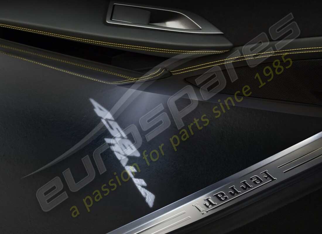 nuevo kit de iluminación de umbral de puerta ferrari. número de pieza 70004721 (1)