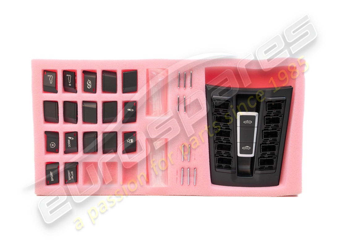 NUEVO PORSCHE NEGRO MATE/CROMO BRILLANTE. NÚMERO DE PIEZA 99161396107DML (1) nuevo porsche negro mate/cromo brillante. número de pieza 99161396107dml (1)