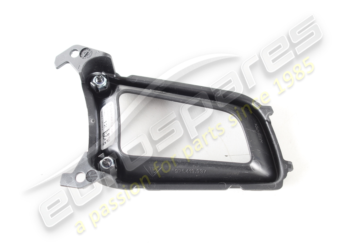 nueva moldura delantera izquierda negra porsche. número de pieza 9p1419937g5q0 (2)