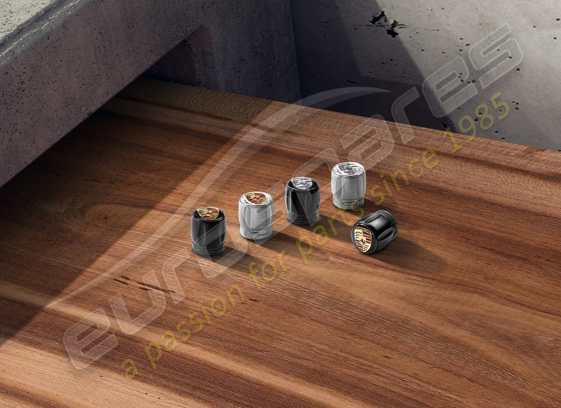 nuevas tapas de válvulas decorativas porsche. número de pieza 99104460269 (1)