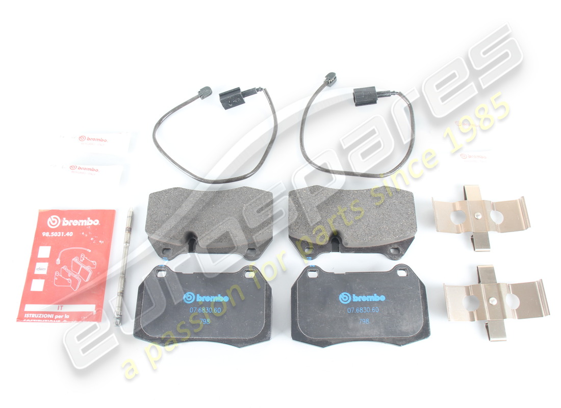 nuevo ferrari kit de pastillas delanteras con sprin. número de parte 70000961 (1)