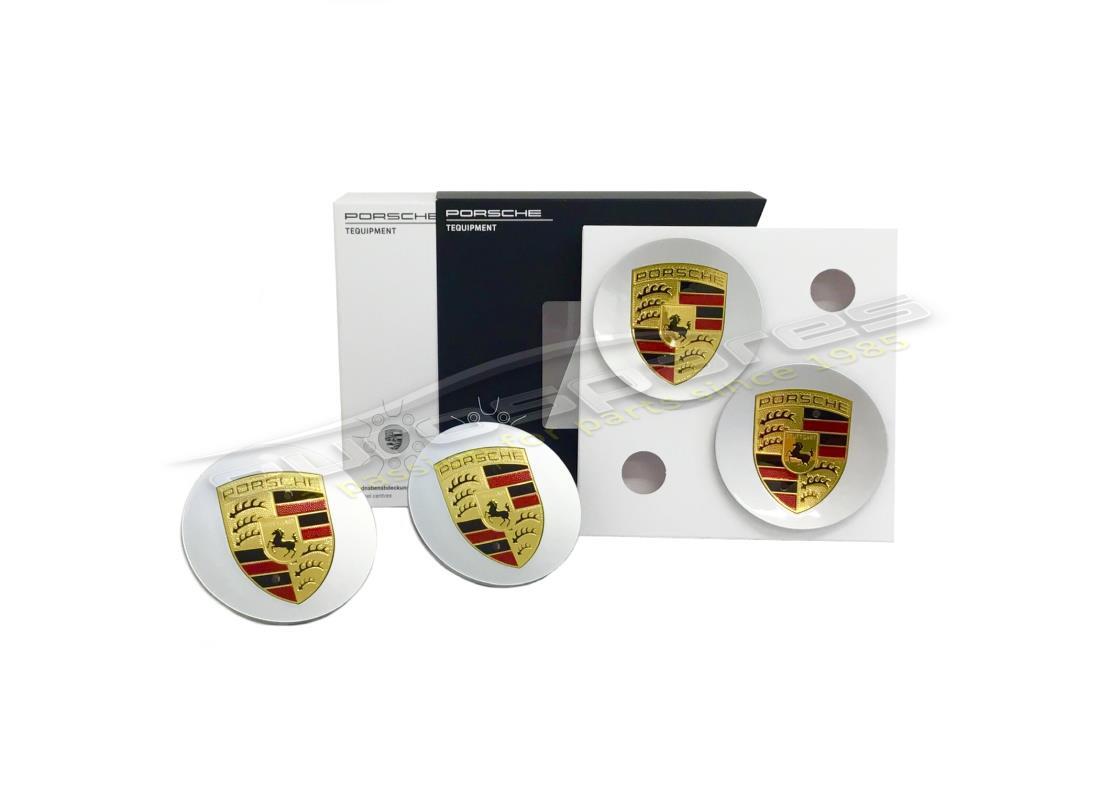nuevo juego de tapacubos de rueda porsche 1. número de pieza 00004460702 (1)