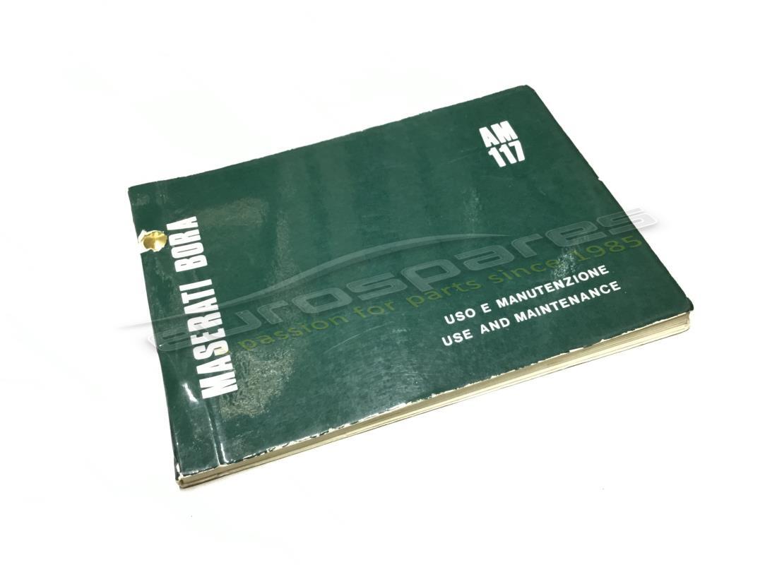 USADA Maserati MANUAL DE USO Y MANTENIMIENTO . NÚMERO DE PARTE FHAN062 (1)