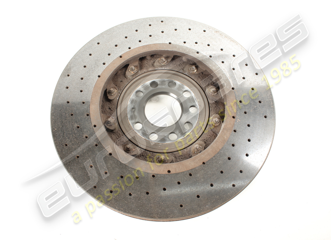 disco de freno cerámico delantero derecho usado lamborghini (ventilado). número de pieza 470615302g (2)