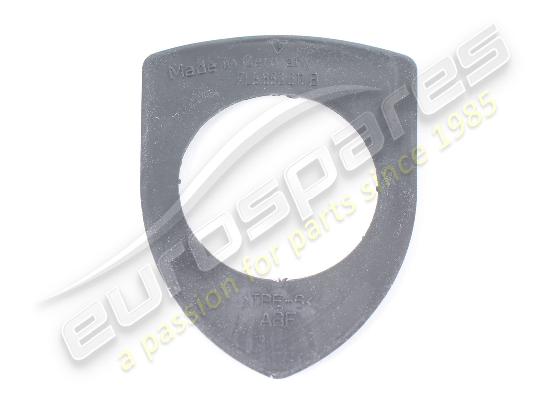 nuevo porsche revestimiento de insignia del capó. número de pieza 7l5853611b (2)