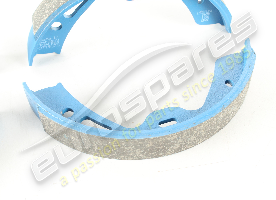 nuevo juego porsche 1: zapatas de freno con forros. número de pieza 971698533e (2)