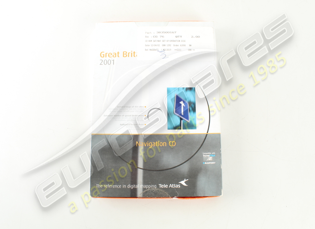 nuevo maserati cd-rom. número de parte 383500167 (1)