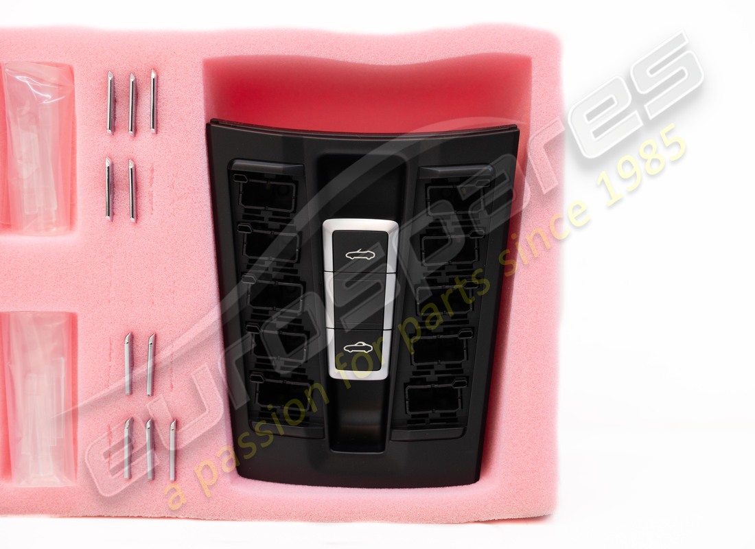 NUEVO PORSCHE NEGRO MATE/CROMO BRILLANTE. NÚMERO DE PIEZA 99161396107DML (2) nuevo porsche negro mate/cromo brillante. número de pieza 99161396107dml (2)