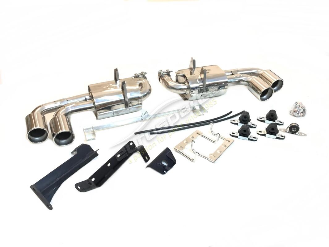 nuevo kit de escape de silenciadores dobles tubi f430 sin válvula. número de pieza tsfe430c05903a (1)