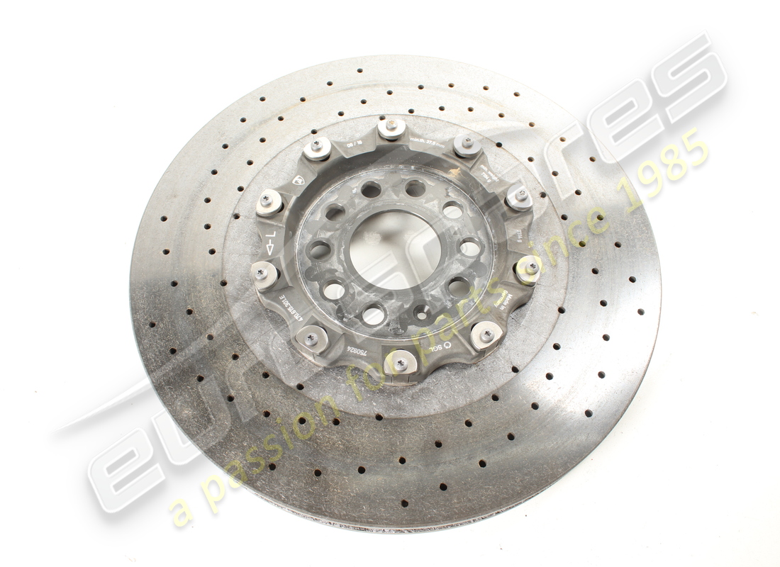 usado lamborghini disco de freno cerámico delantero izquierdo (ventilado) número de pieza 470615301g