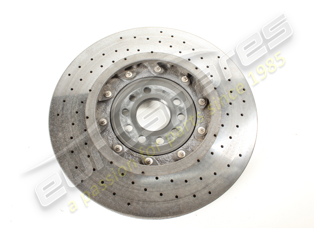 disco de freno cerámico delantero izquierdo usado lamborghini (ventilado). número de pieza 470615301g (4)