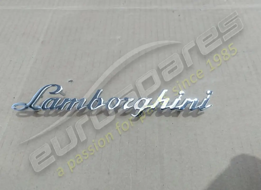 PLACA DE IDENTIFICACIÓN DE Lamborghini USADA. NÚMERO DE PARTE 4ML853886 (1)