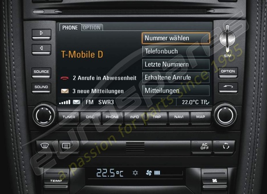 nuevo porsche número de pieza del módulo telefónico 99704490241